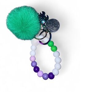 Turtle Tides Women’s Silicone Beaded Keychain